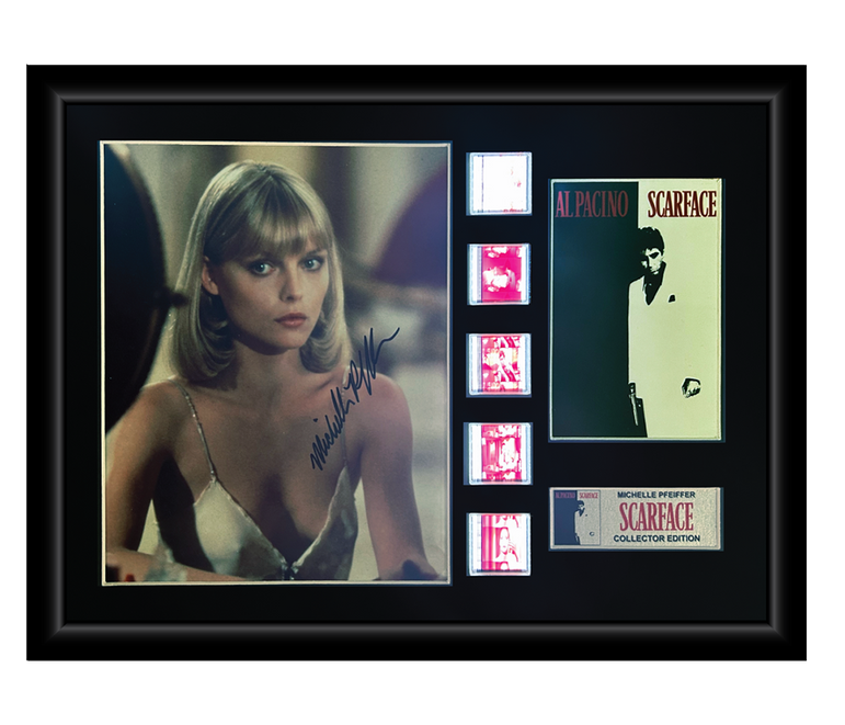Scarface (1983) | Michelle Pfeiffer | Autographed Film Cell Display