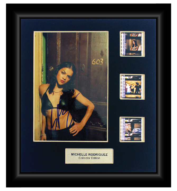 The Fast & the Furious (2001) - 3 Cell Autographed Display