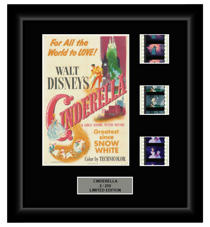 Cinderella (1950) (Classic Disney) - 3 Cell Classic Display