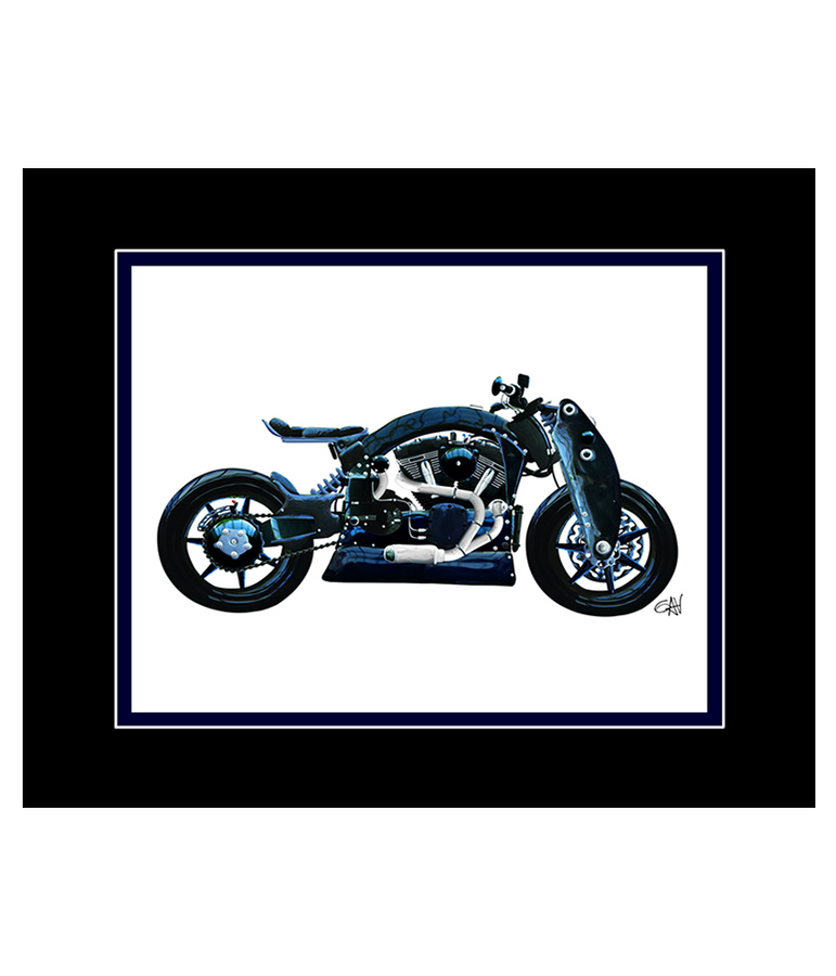 Confederate Wraith Modern Motorcycle | 8x10 Art Photo by Gav Barbey