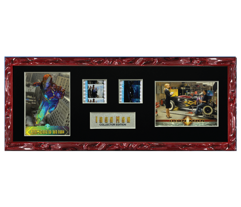 Iron Man Trading Card & Film Cell Display | 2 Cell 2 Card Display