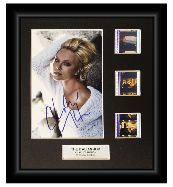 The Italian Job (2003) - 3 Cell Autographed Display