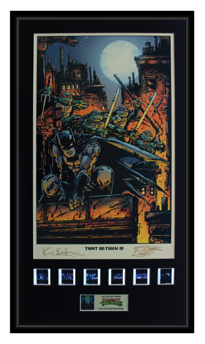 Kevin Eastman - Teenage Mutant Ninja Turtles (1990) (Batman III) Autographed Film Cell Display (1)