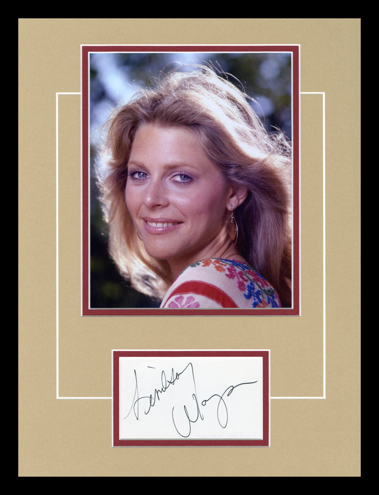 Lindsay Wagner Autographed Display