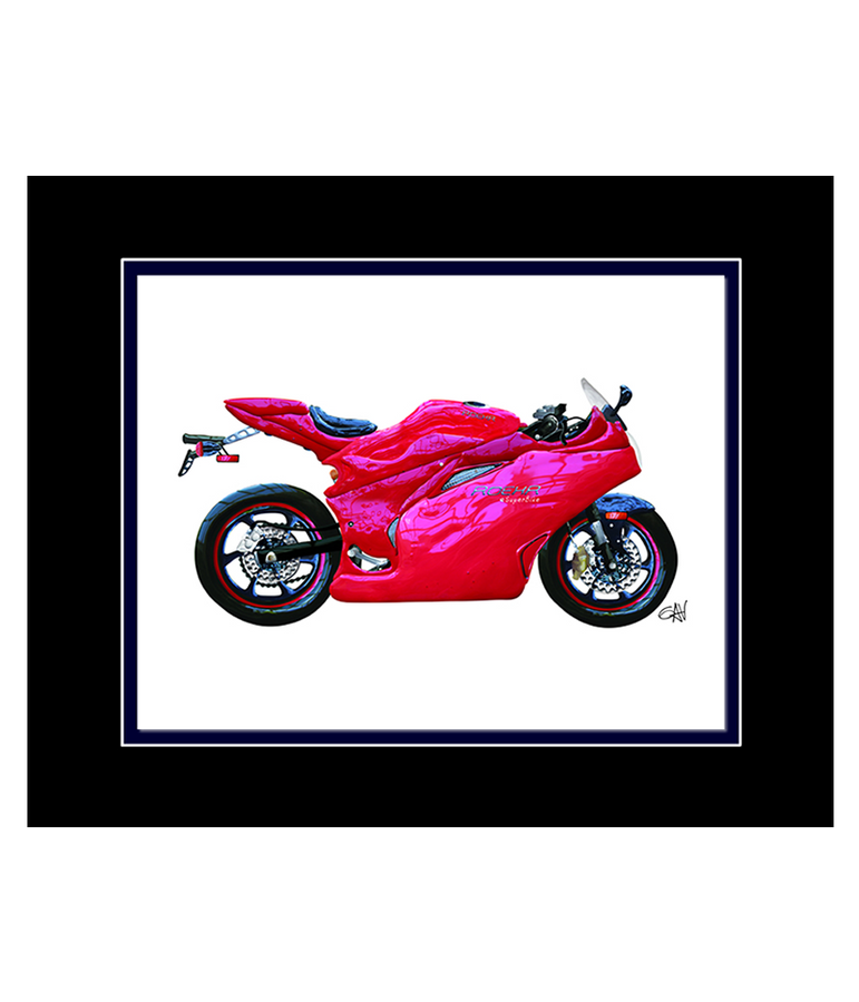 Roehr eSuperbike Modern Motorcycle | 8x10 Art Photo by Gav Barbey