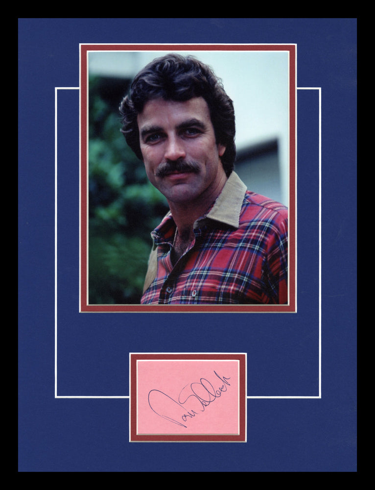 Tom Selleck Autographed Display