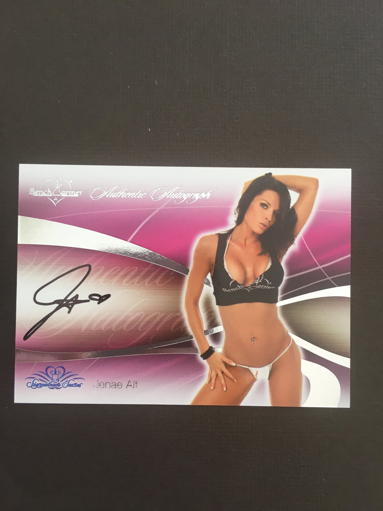 Jenae Alt - Autographed Benchwarmer Trading Card (2)