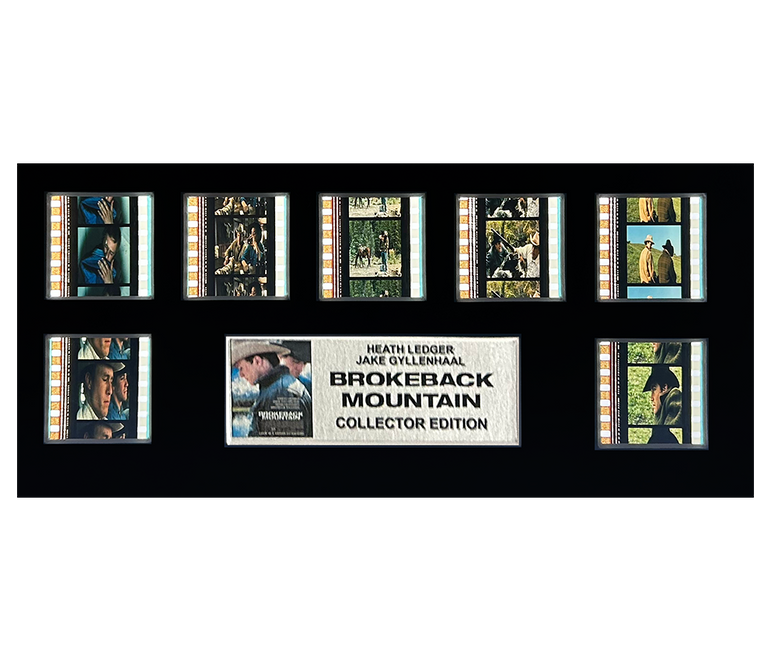 Brokeback Mountain (2005) | Heath Ledger | Autographed Film Cell Display