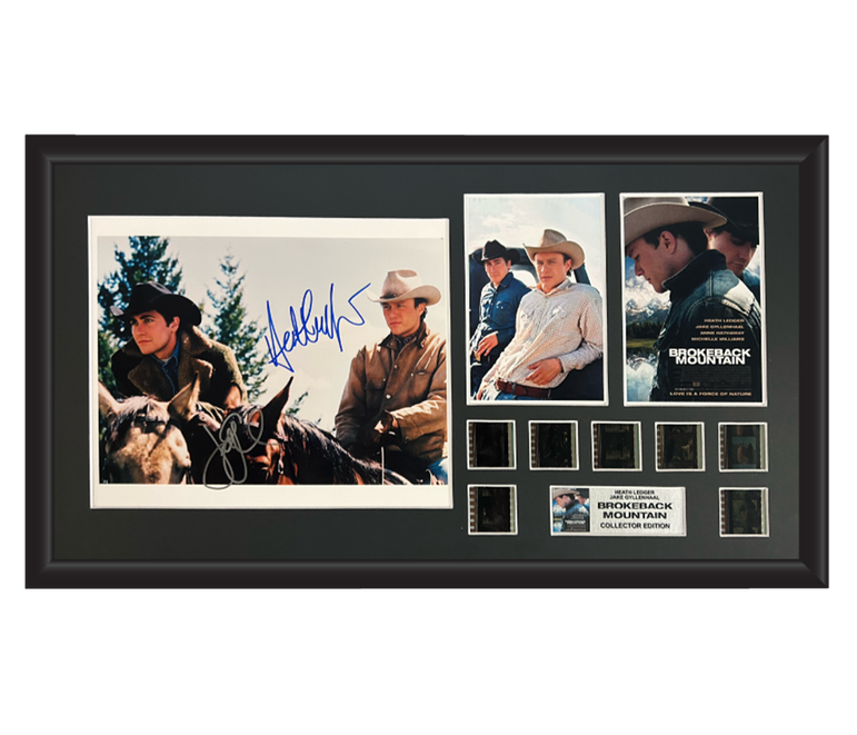 Brokeback Mountain (2005) | Heath Ledger | Autographed Film Cell Display