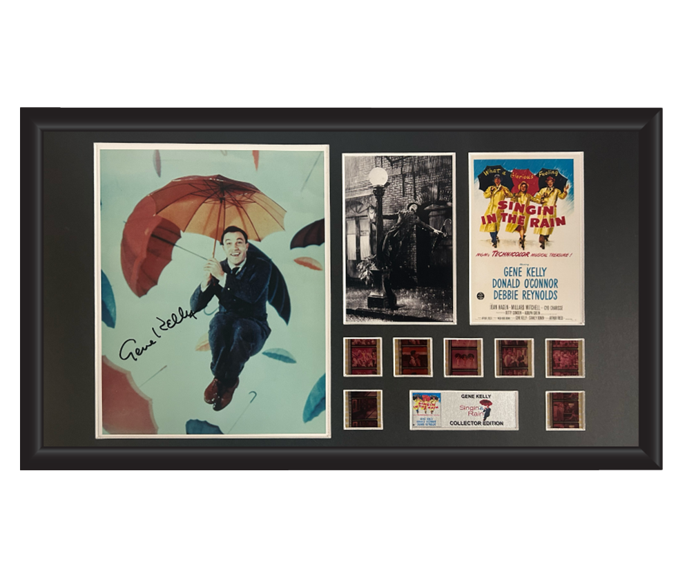 Singin' in the Rain (1952) | Gene Kelly | Autographed Film Cell Display | Free Shipping