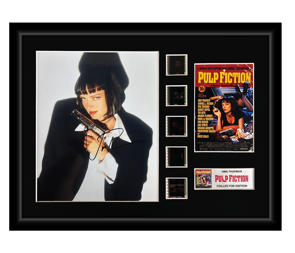 Pulp Fiction (1994) | Uma Thurman | Autographed Film Cell Display