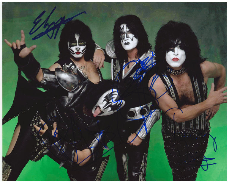 KISS Autographed CD Music Display