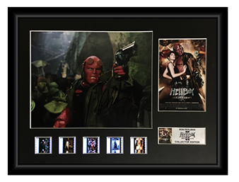 Hellboy (Ron Perlman) - Autographed Film Cell Display (2)