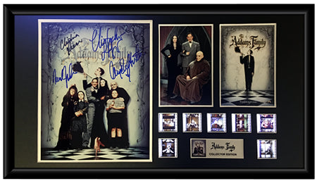 Addams Family (1993) | Autographed Film Cell Display (Cast Signed)