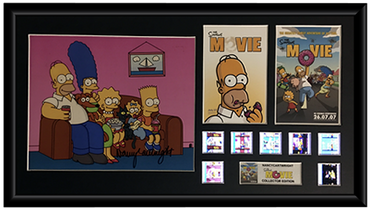 Simpsons Movie, The (2007) - Autographed Nancy Cartwright Film Cell Display