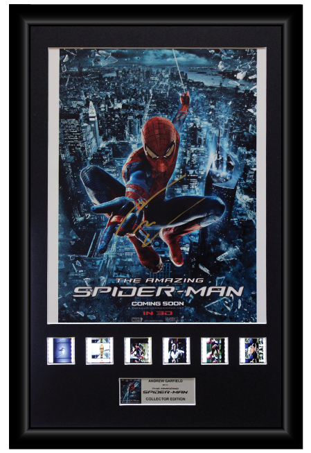 Andrew Garfield - Amazing Spider-Man (2012) Autographed Film Cell Display (1)