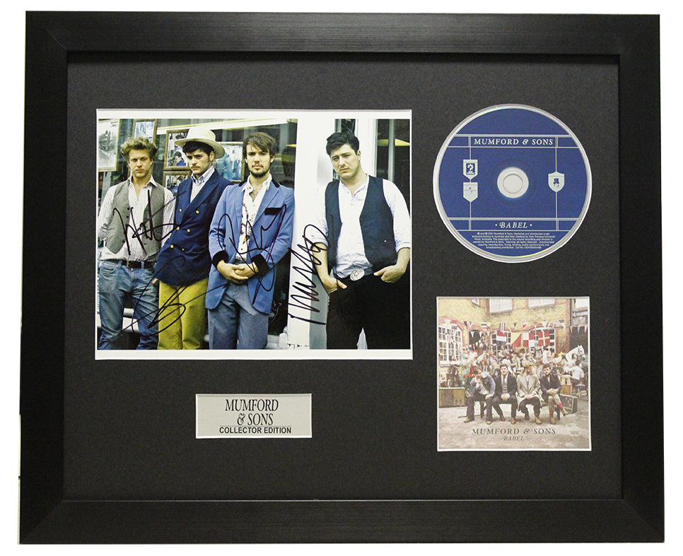 Mumford & Sons | Autographed Music CD Display