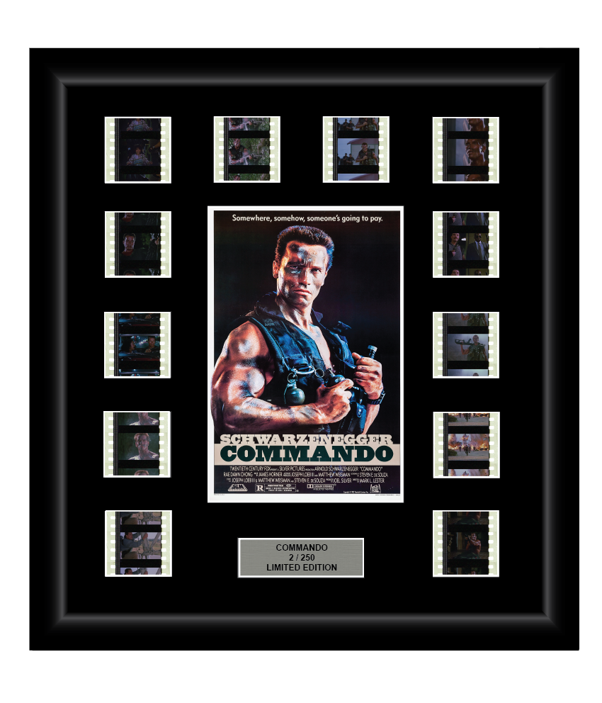 Commando (1985) - 12 Cell Film Display