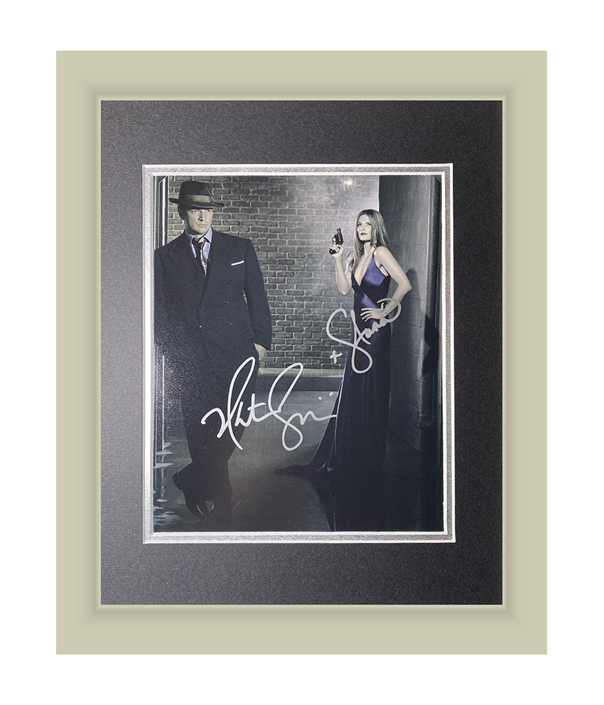 Castle 2009 - 2016 | Cast x2 | Autographed Framed 8x10 Photo