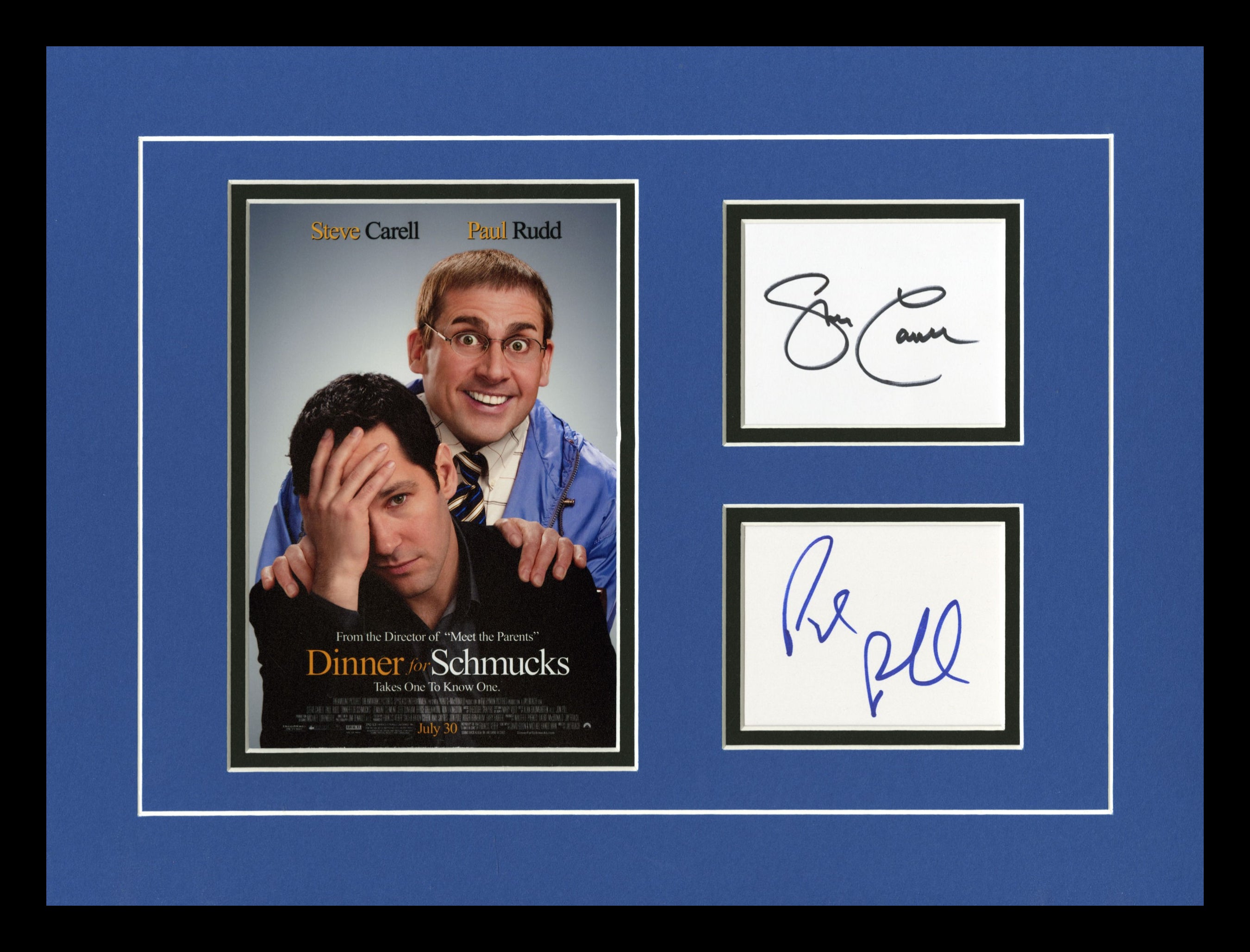 Dinner for Schumucks Autographed Display