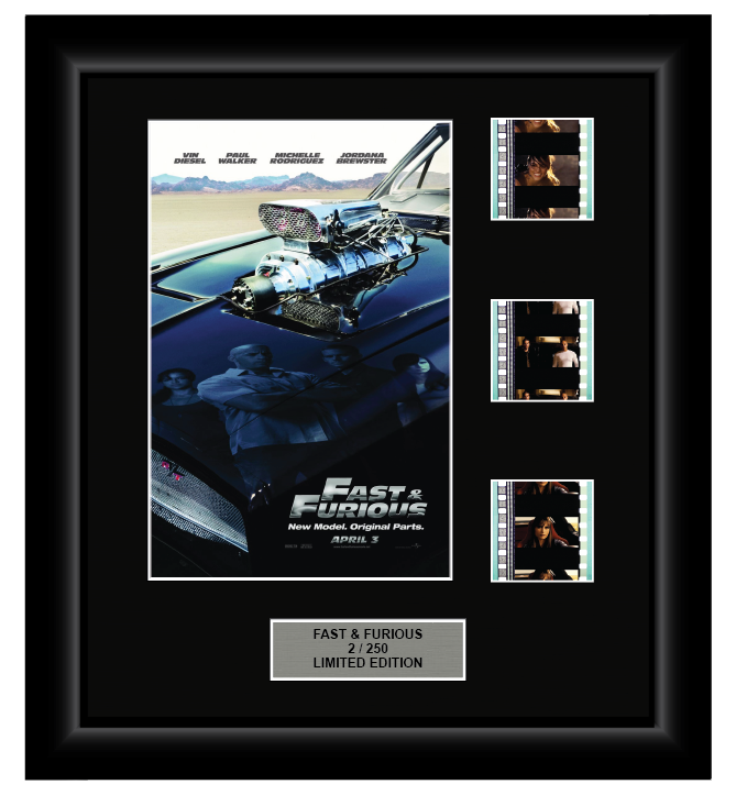 Fast and Furious (4) (2009) - 3 Cell Display Film Display