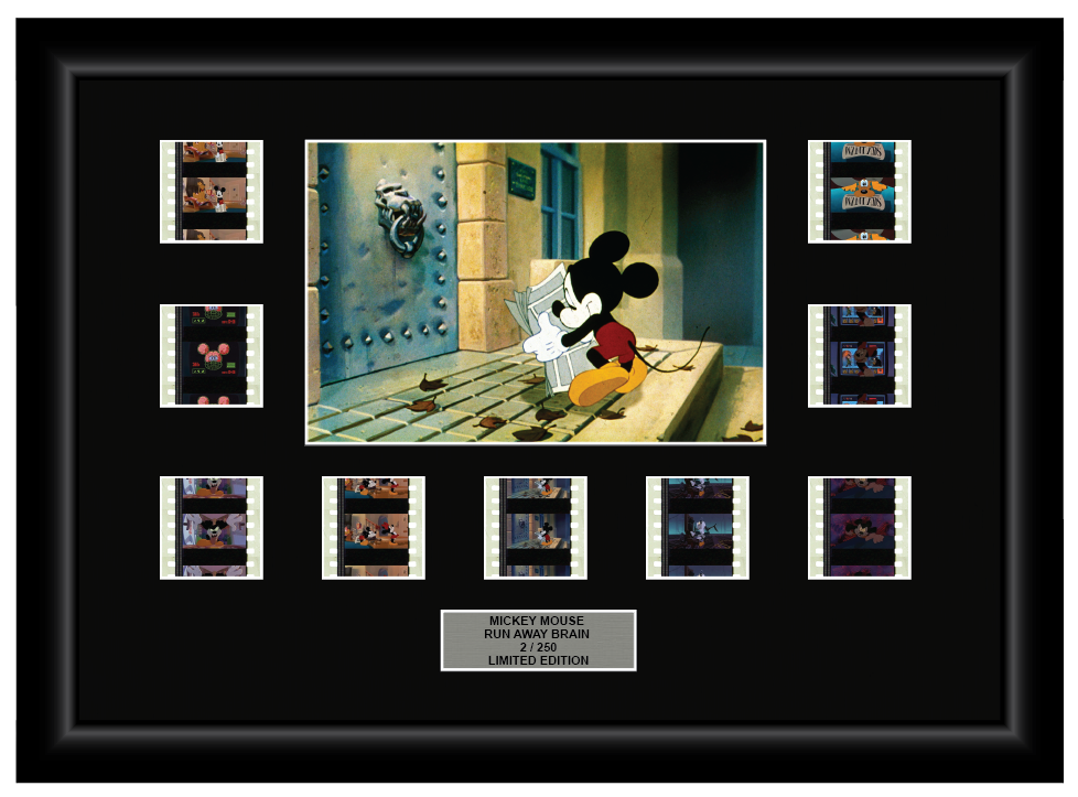Mickey Mouse Run Away Brain (1995) - 9 Cell Display - ONLY 1 AT THIS PRICE