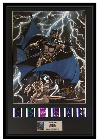 Neal Adams (Batman) - Autographed Film Cell Display