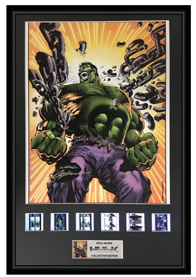 Neal Adams (Incredible Hulk) - Autographed Film Cell Display