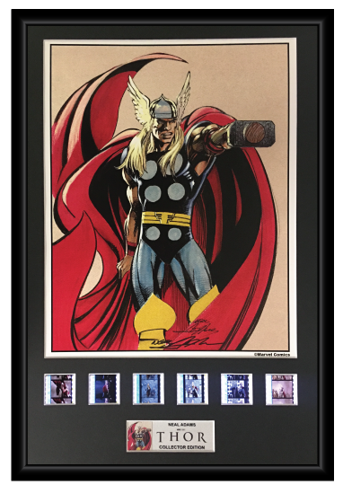 Neal Adams (Thor) - Autographed Film Cell Display