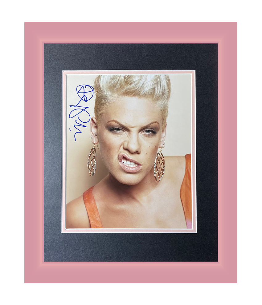 Pink | Musician | Autographed Framed 8x10 Photo