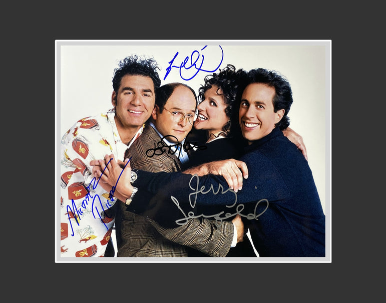 Seinfeld Cast | Autographed 8x10 Photo | Framed