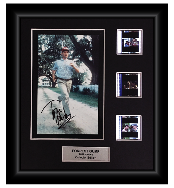 Forrest Gump (1994) - Autographed (Tom Hanks) Film Cell Display