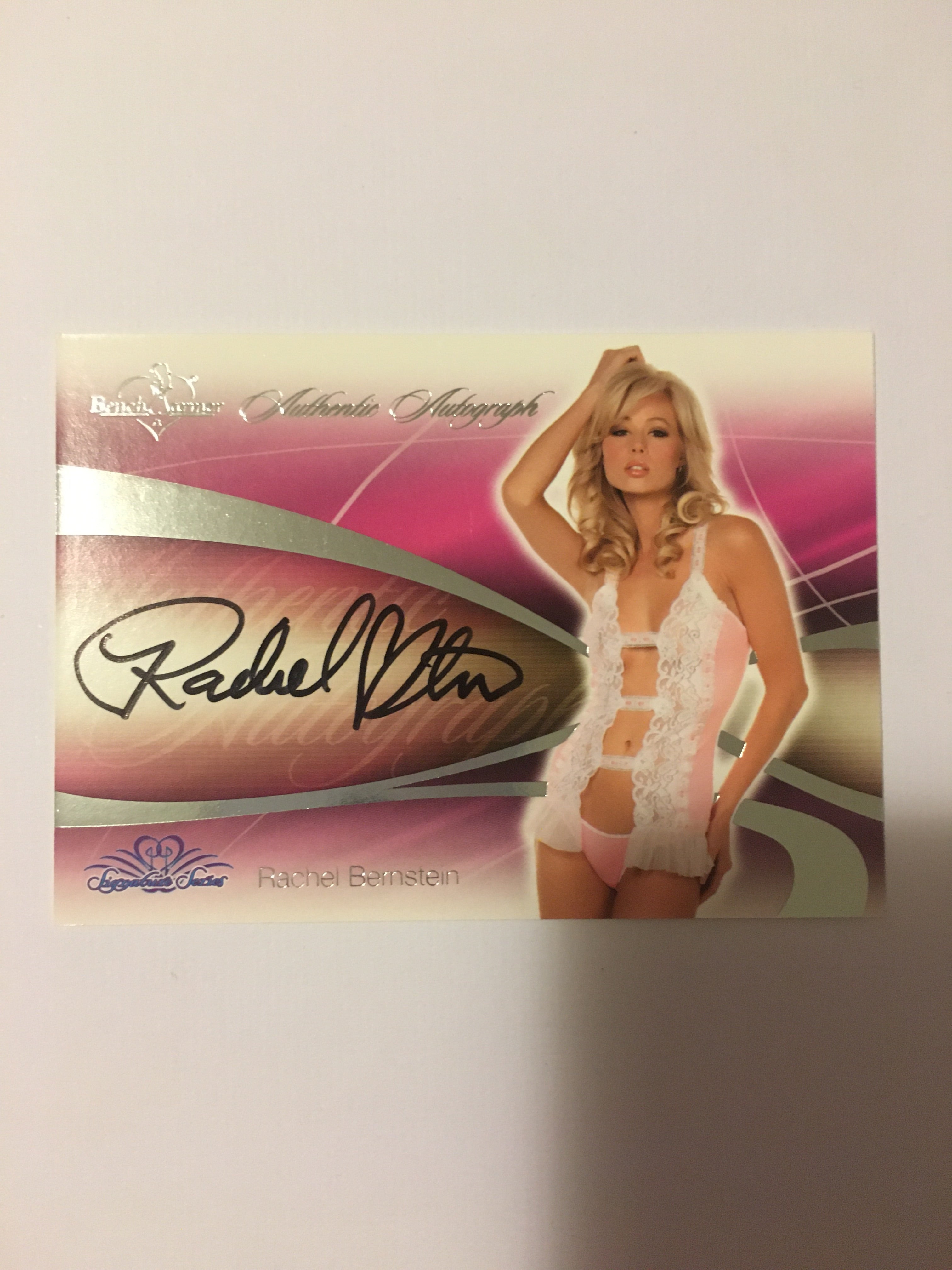 Rachel Bernstein - Autographed Benchwarmer Trading Card (3)