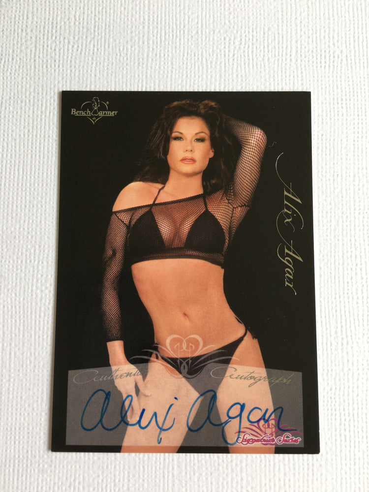 Alix Agar - Autographed Benchwarmer Trading Card (2)