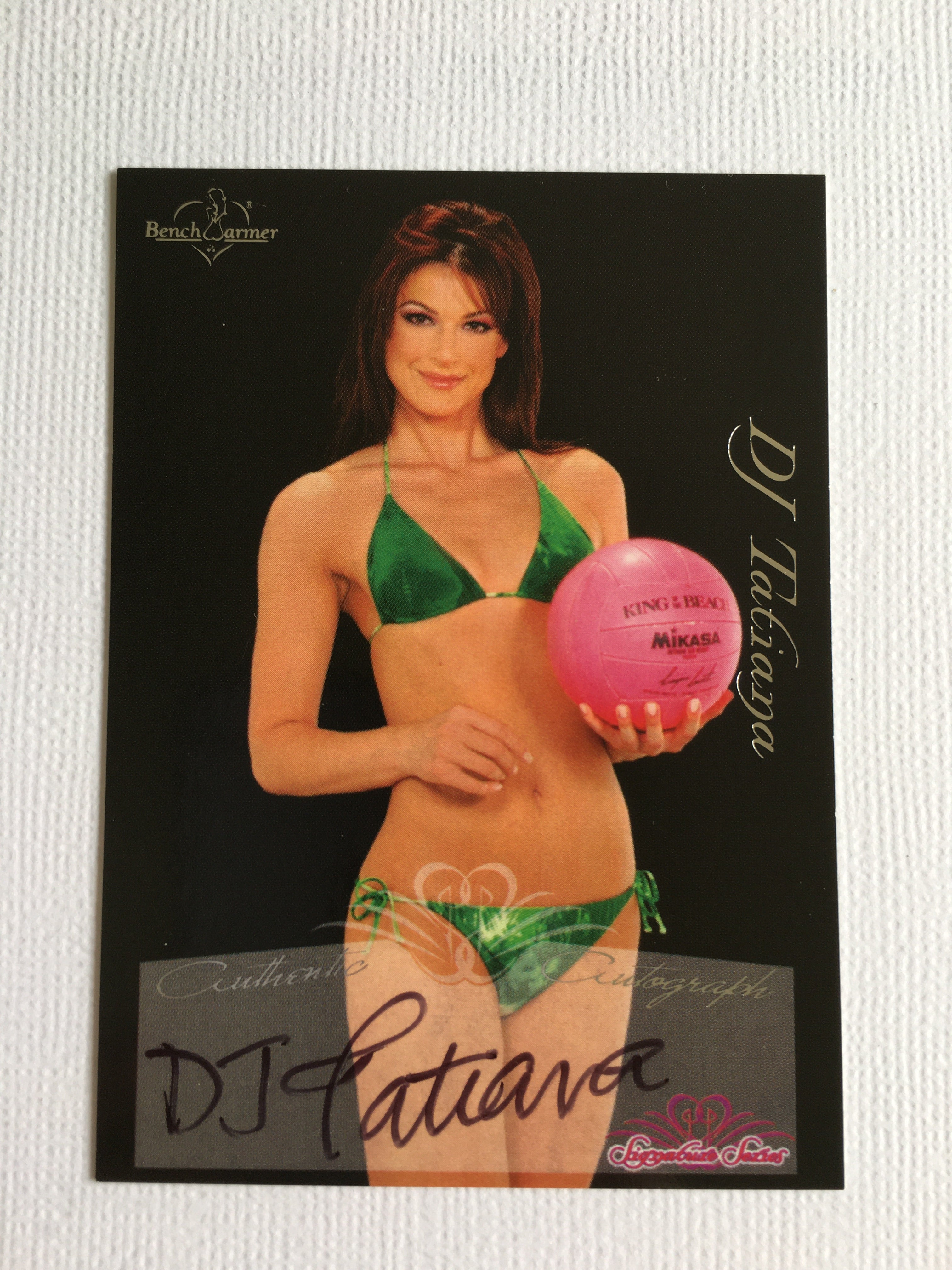 DJ Tatiana- Autographed Benchwarmer Trading Card (1)