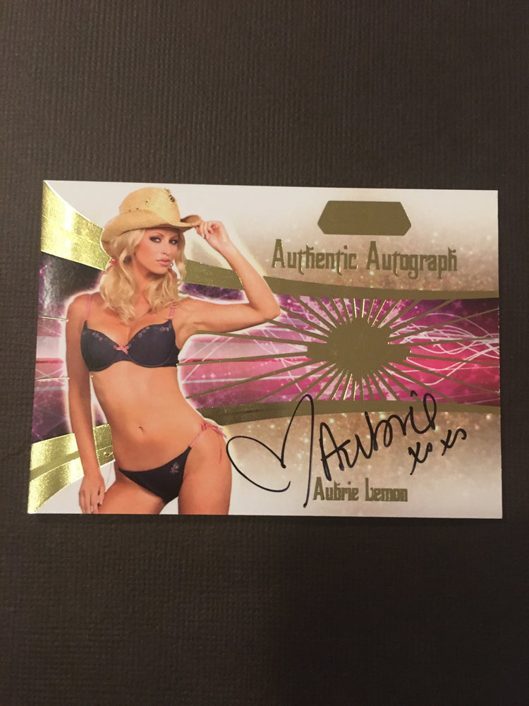 Aubrie Lemon - Autographed Benchwarmer Trading Card (2)