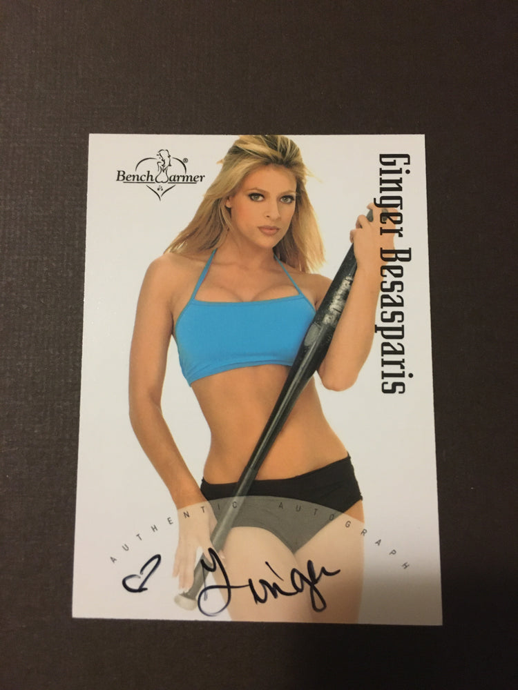 Ginger Besasparis - Autographed Benchwarmer Trading Card (1)