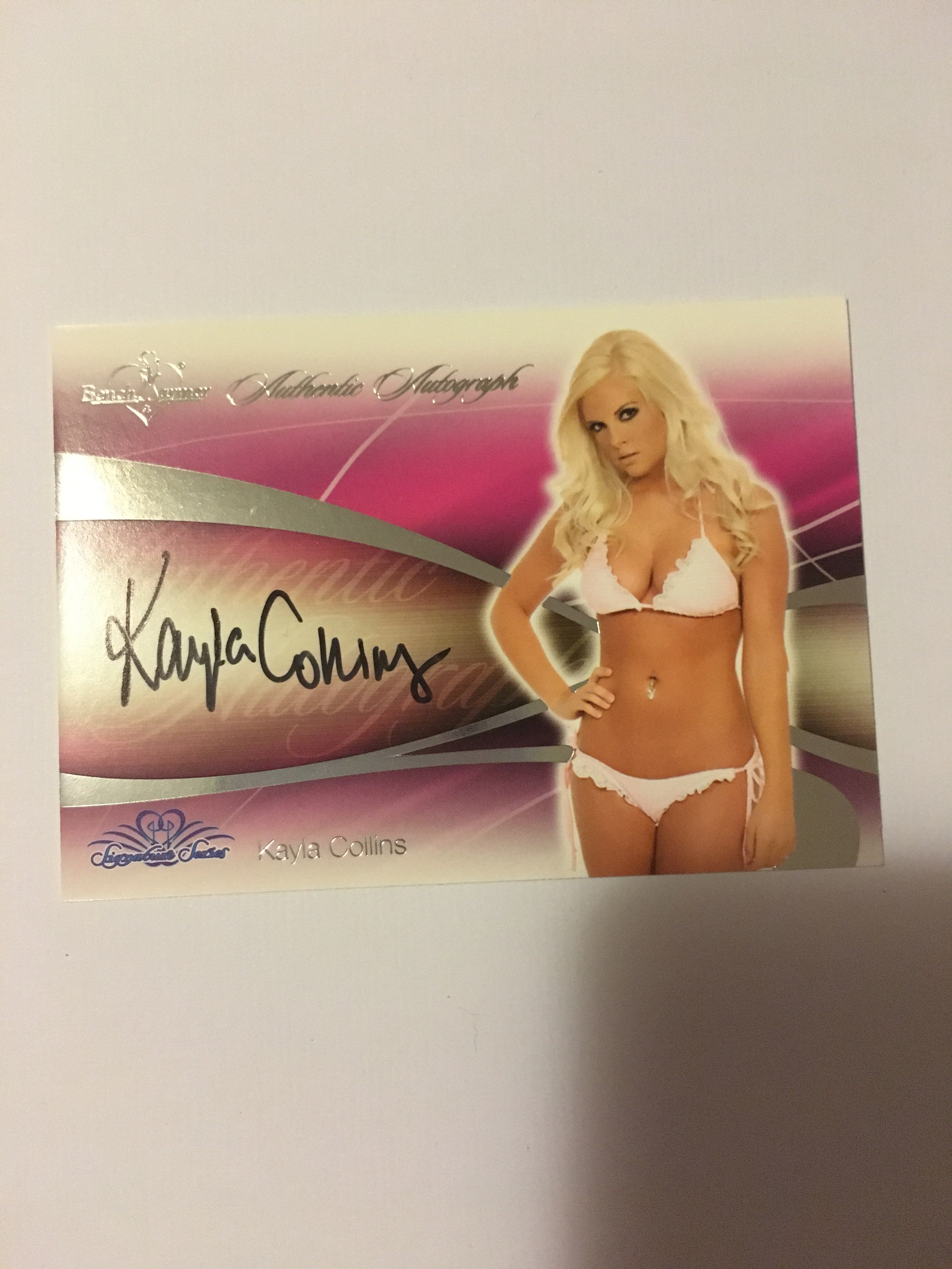 Kayla Collins - Autographed Benchwarmer Trading Card (1)