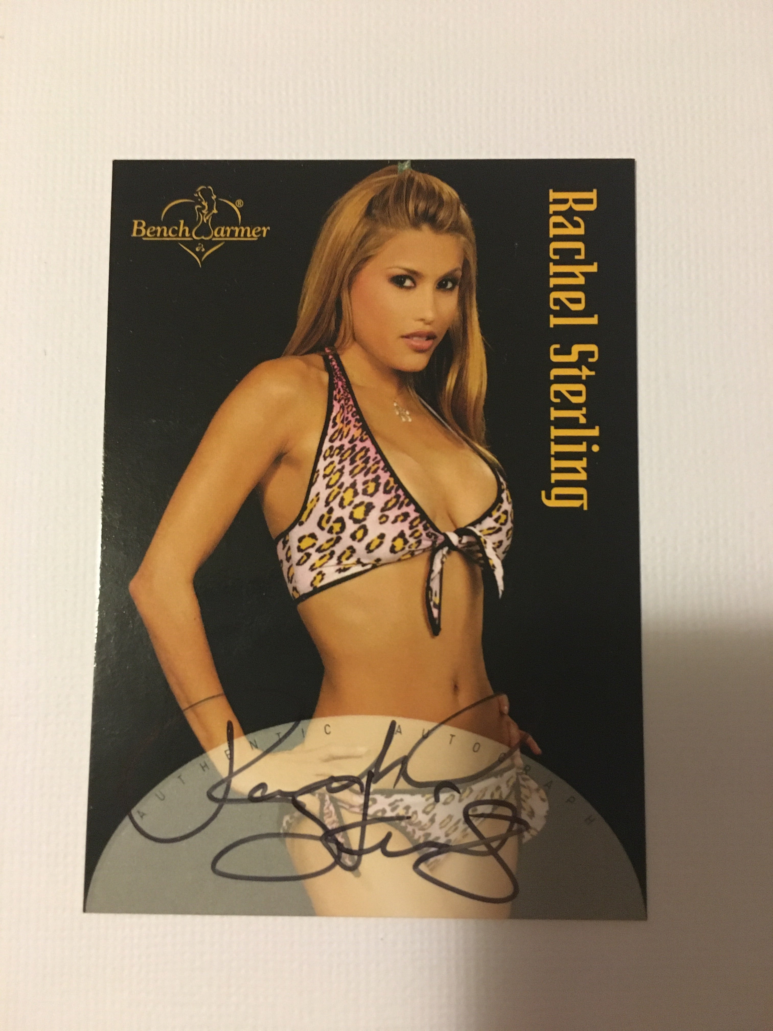 Rachel Sterling - Autographed Benchwarmer Trading Card (1)