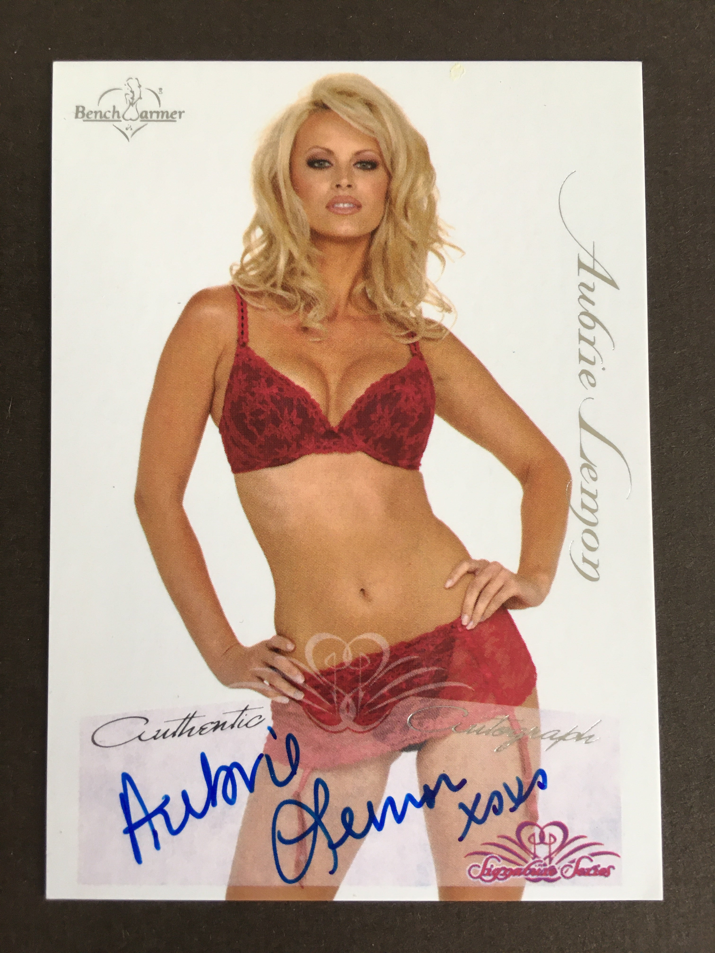 Aubrie Lemon - Autographed Benchwarmer Trading Card (1)