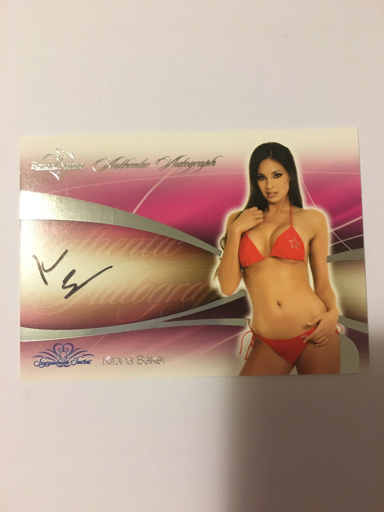 Kitana Baker - Autographed Benchwarmer Trading Card (3)