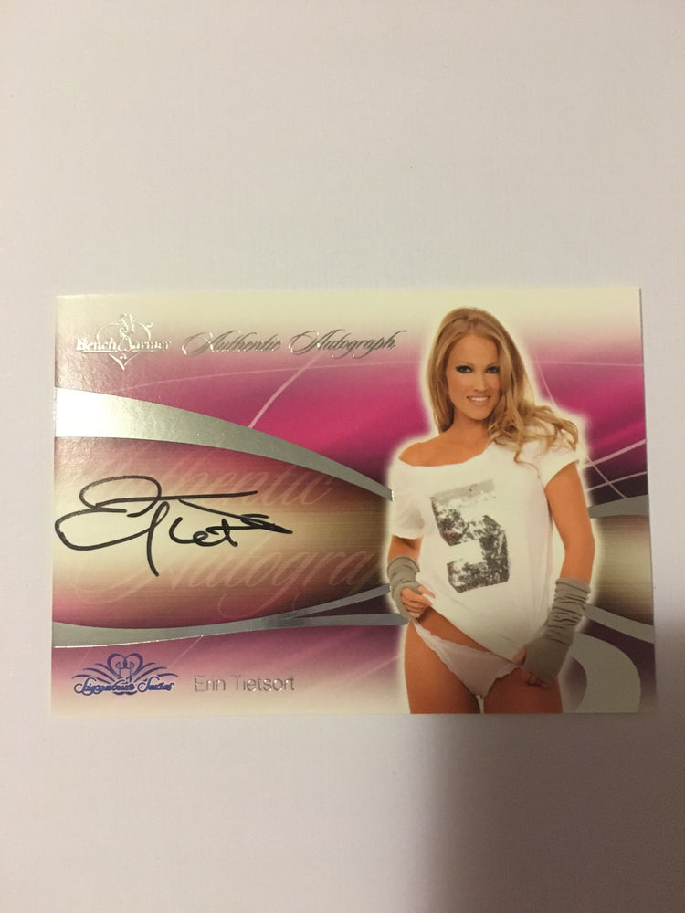 Erin Tietsort - Autographed Benchwarmer Trading Card (1)