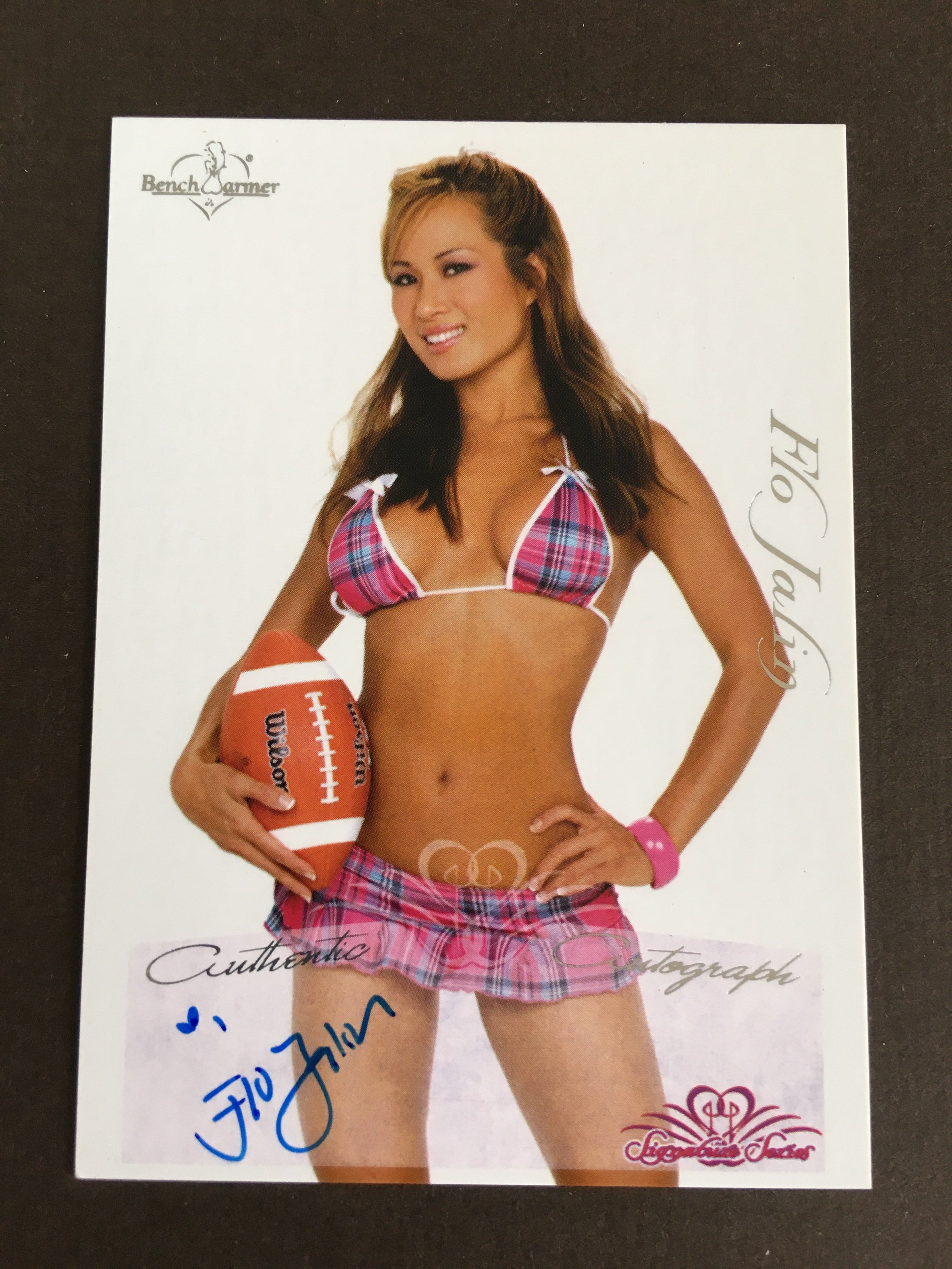 Flo Jalin - Autographed Benchwarmer Trading Card (2)