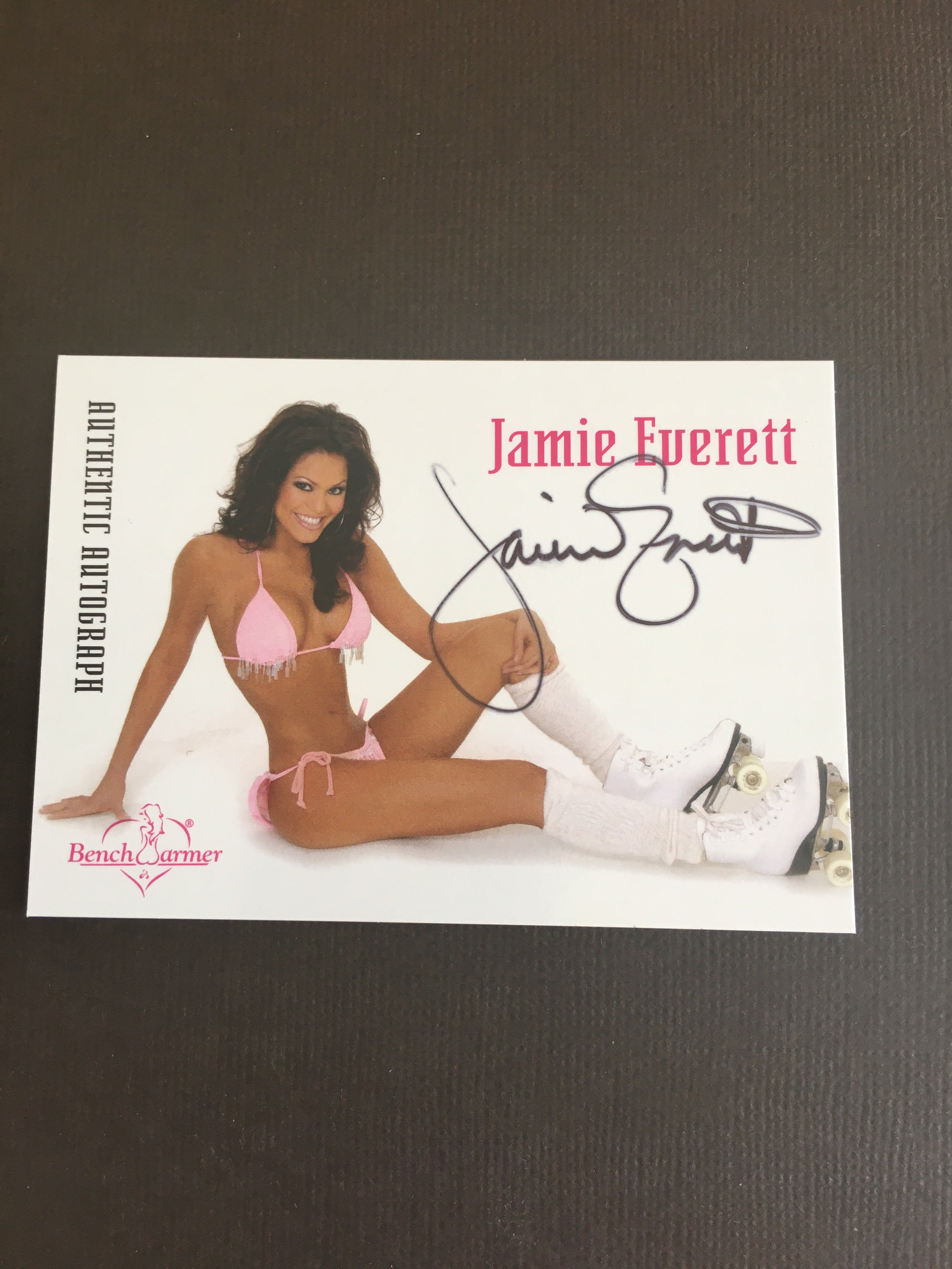 Jamie Everett - Autographed Benchwarmer Trading Card (1)