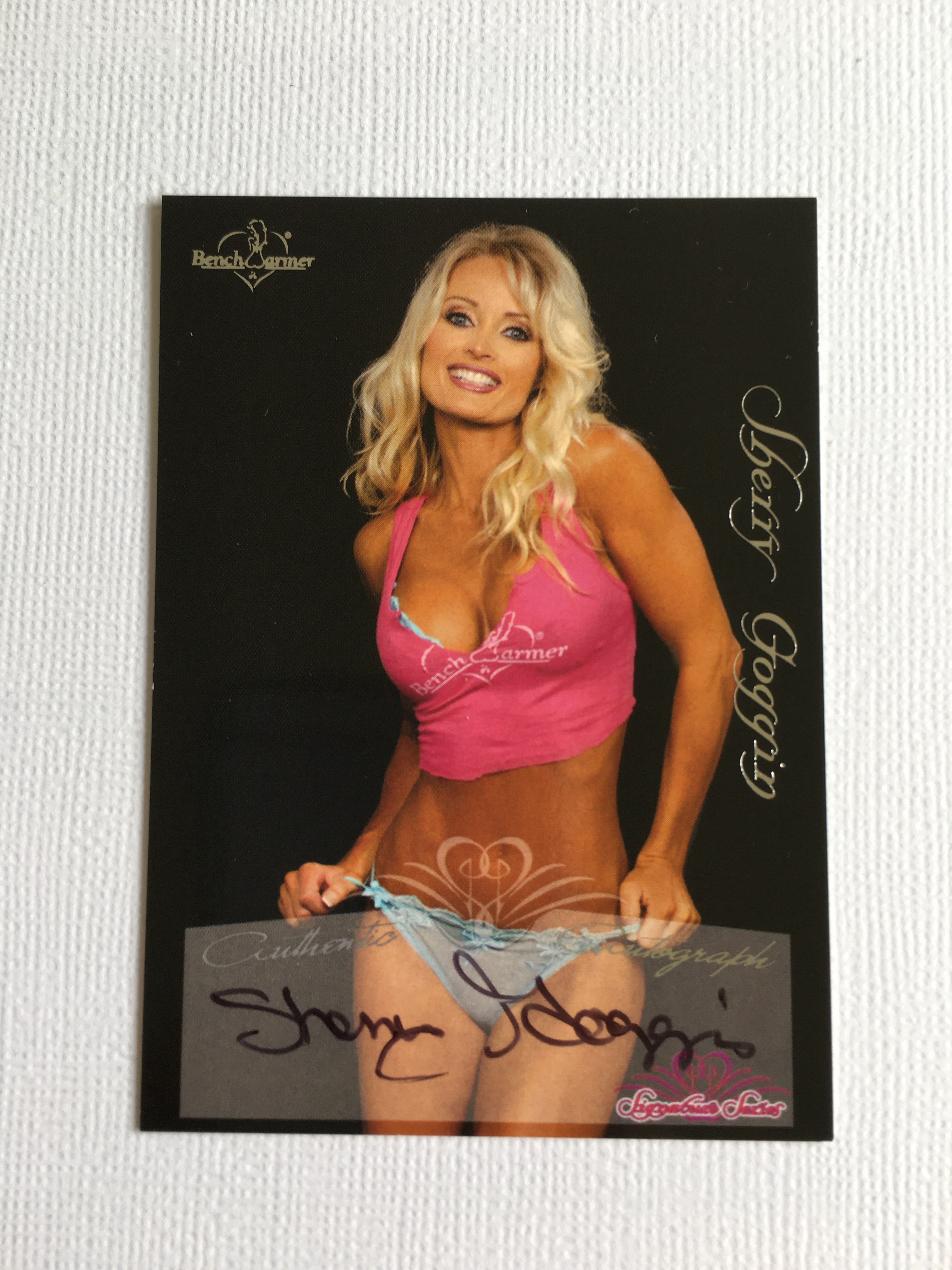 Sherry Goggin - Autographed Benchwarmer Trading Card (1)