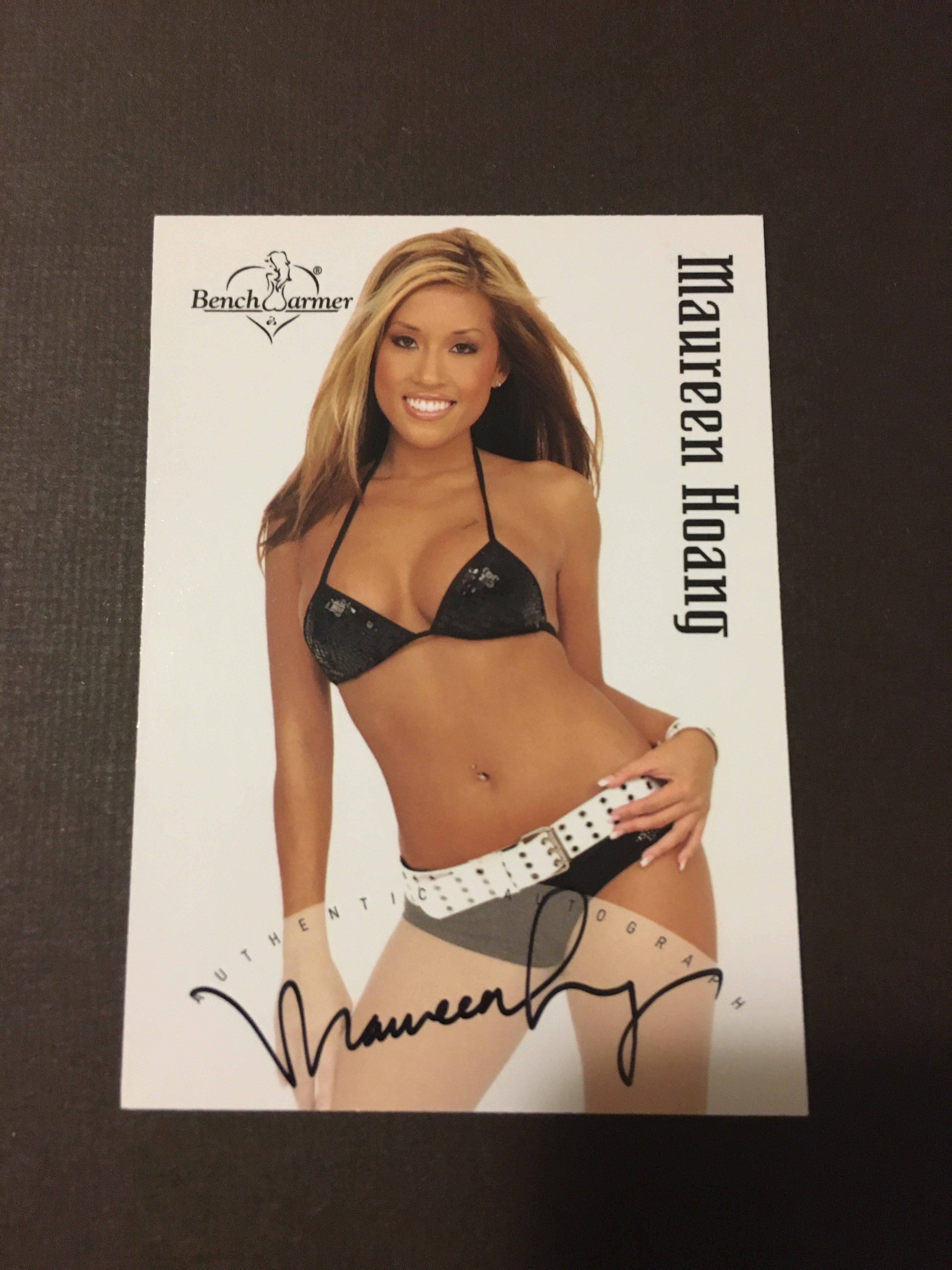 Maureen Hoang - Autographed Benchwarmer Trading Card (1)