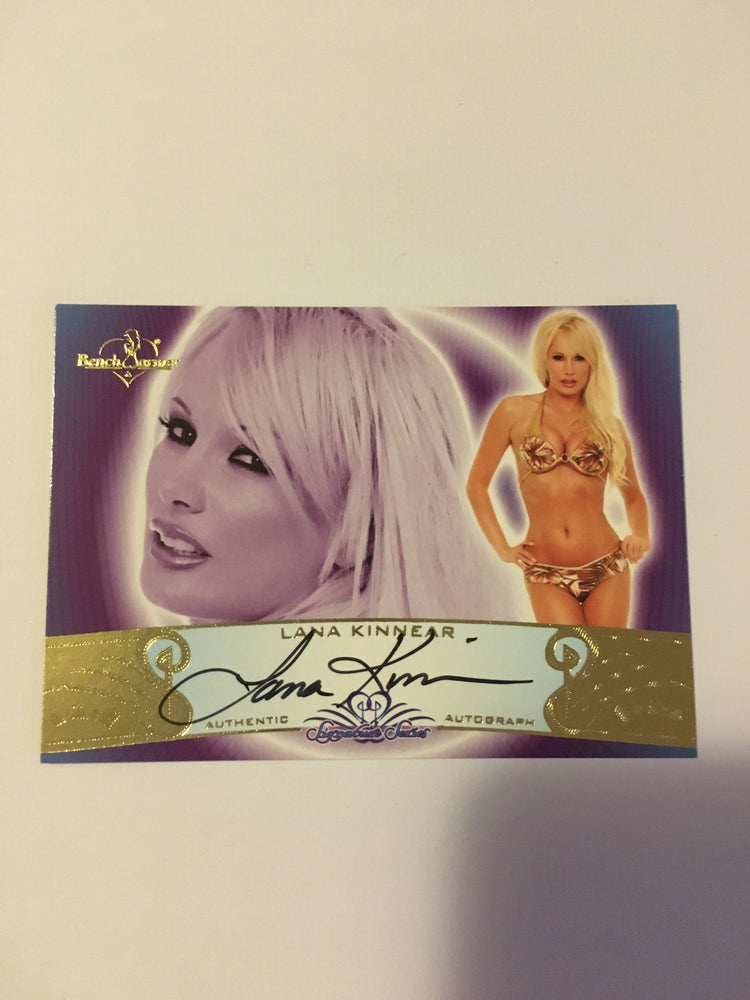 Lana Kinnear - Autographed Benchwarmer Trading Card (1)