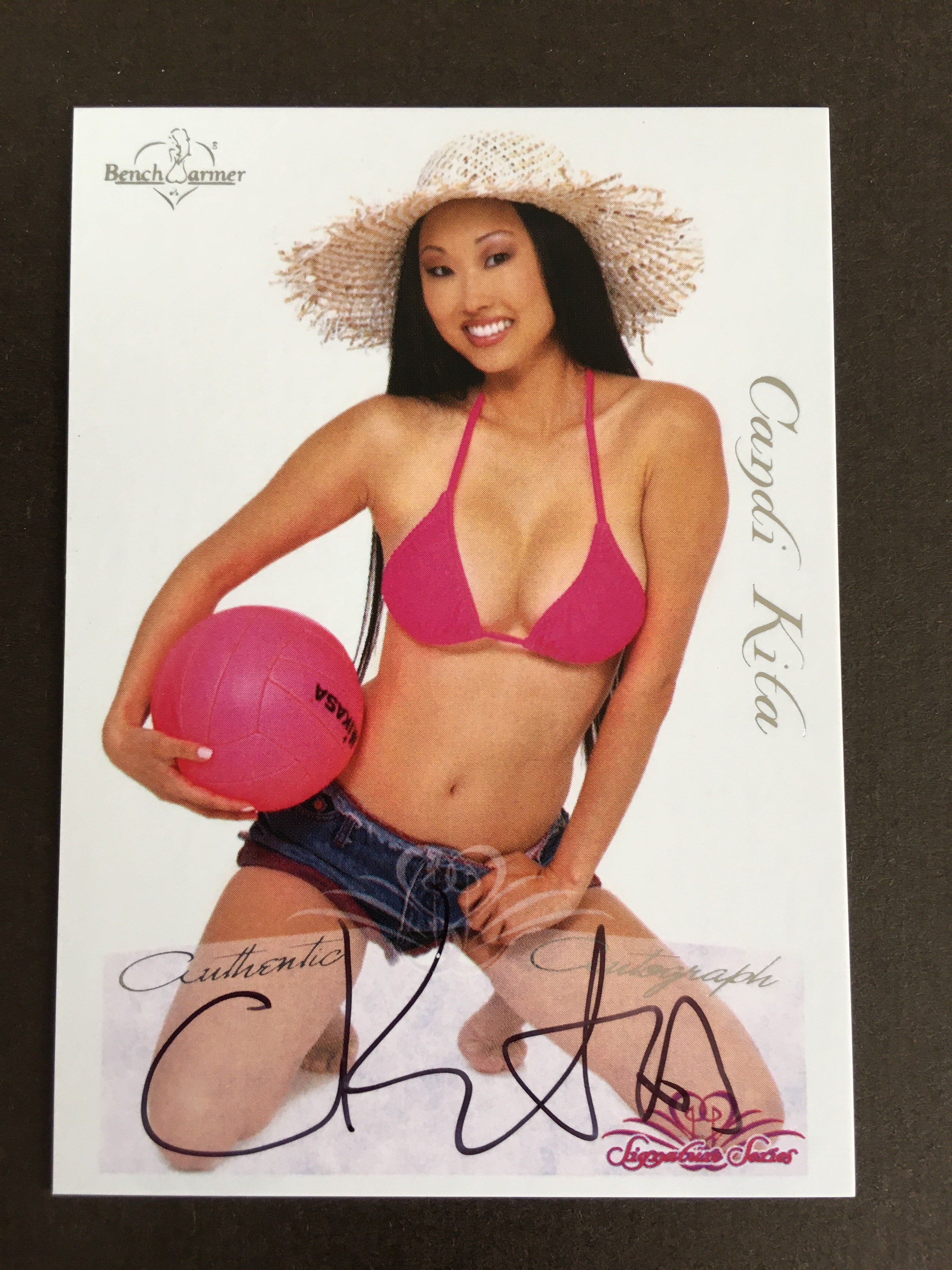 Candi Kita - Autographed Benchwarmer Trading Card (1)